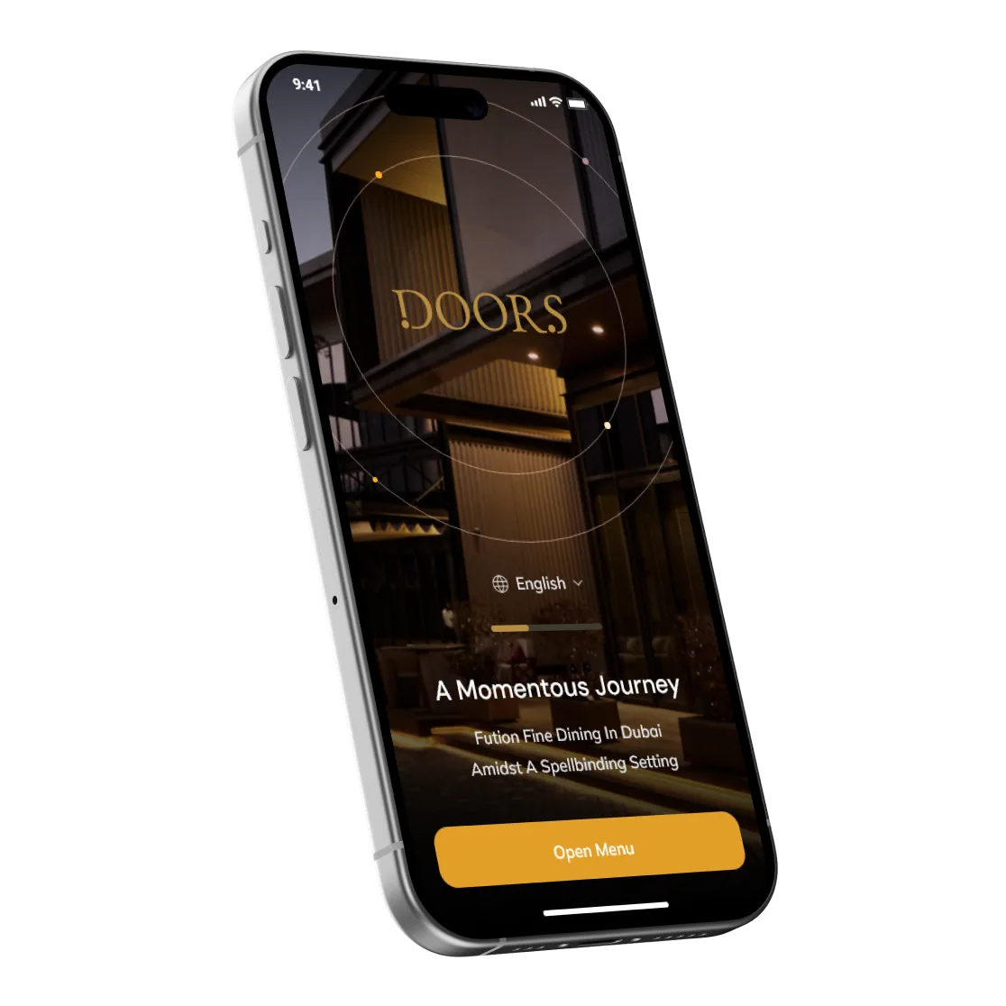 WiseQR menu preview